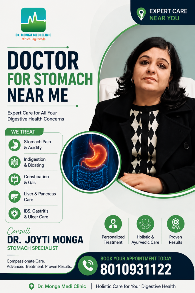Doctor for stomach care flyer 683x1024